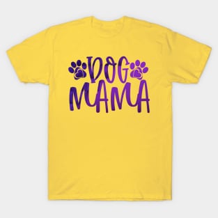Best Dog Mama Typography T-Shirt